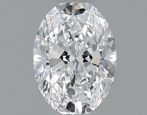 0.4 carat D-VVS2 Natūralus Oval Deimantas (1)