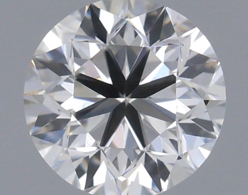 0.51 carat H-VVS2 GD cut Natūralus Round Deimantas (1)
