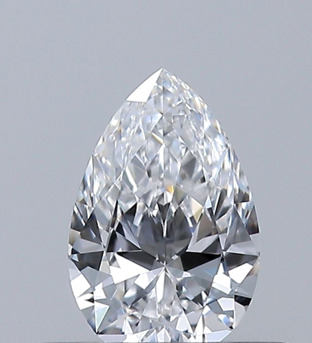 0.35 carat D-IF Natūralus Pear Deimantas (1)