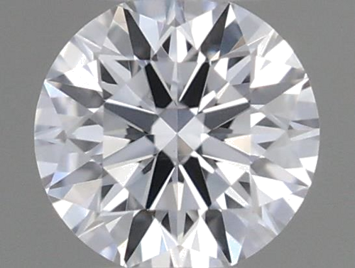 0.19 carat D-VVS2 Very Good cut Natūralus Round Deimantas (1)