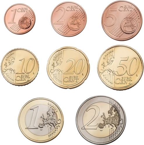 Monaco Prince Rainier II Euro coin set (Mix years) (3)