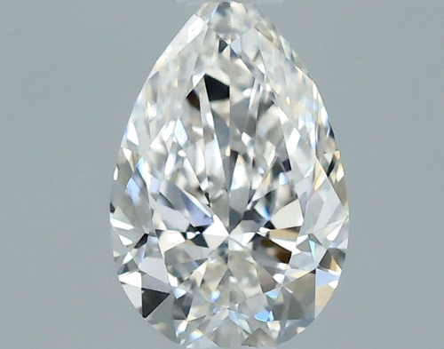 0.3 carat H-VVS2 Natūralus Pear Deimantas (1)