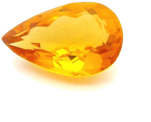 3.27 carat YELLOW Pear Heliodor (1)