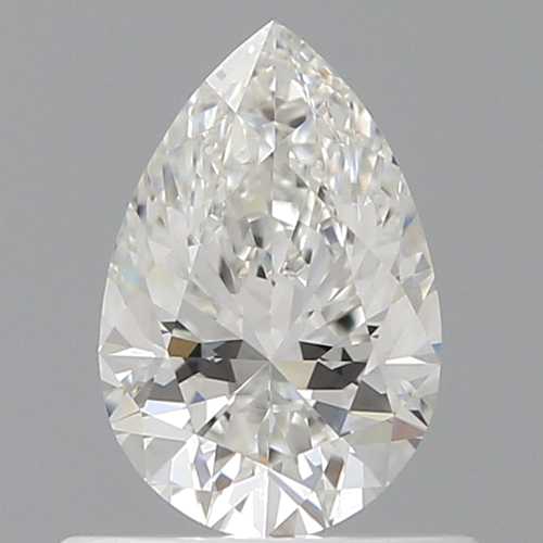 0.57 carat G-VVS1 Natūralus Pear Deimantas (1)