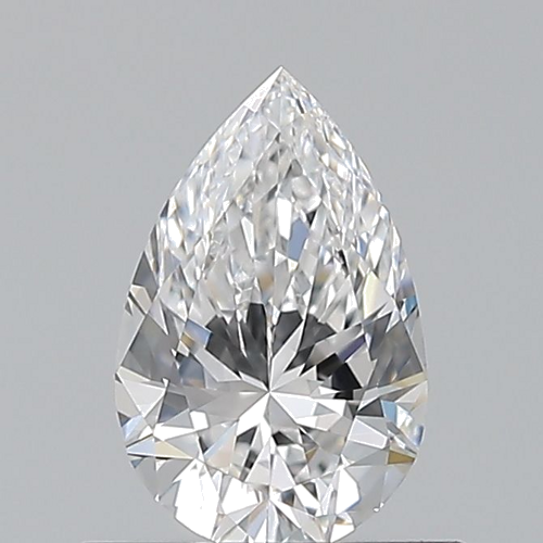 0.6 carat D-VS1 Natūralus Pear Deimantas (1)