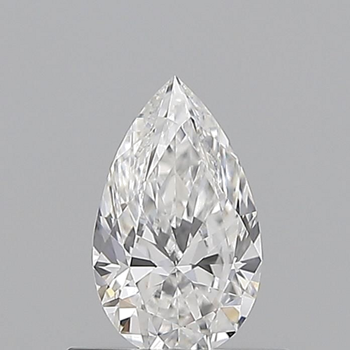 0.51 carat E-VVS1 Natūralus Pear Deimantas (1)