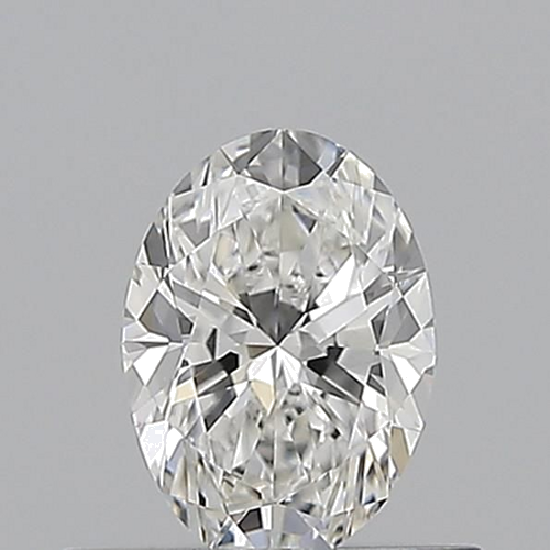 0.5 carat F-VVS2 Natūralus Oval Deimantas (1)