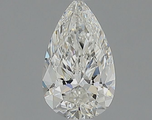 0.5 carat H-VS2 Natūralus Pear Deimantas (1)