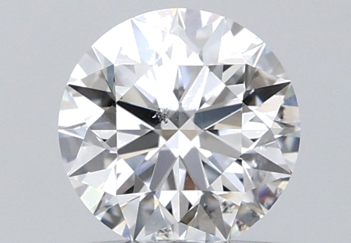 0.76 carat E-SI2 Excellent cut Natūralus Round Deimantas (1)
