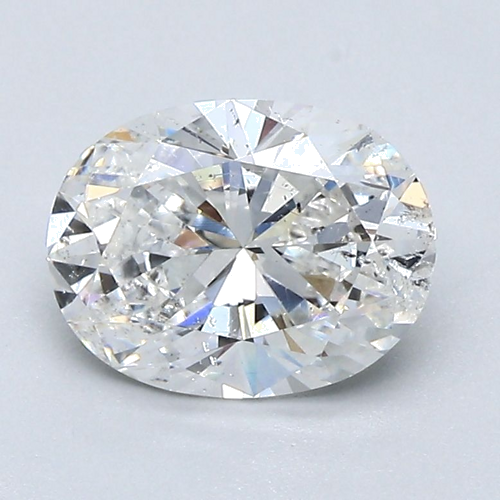 1.53 carat E-SI2 Natūralus Oval Deimantas (1)