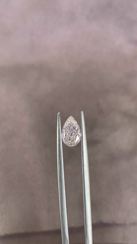 1.08 carat Fancy Light Pink-SI1 Natūralus Pear Deimantas (1)