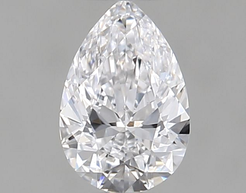 0.3 carat D-VVS1 Natūralus Pear Deimantas (1)
