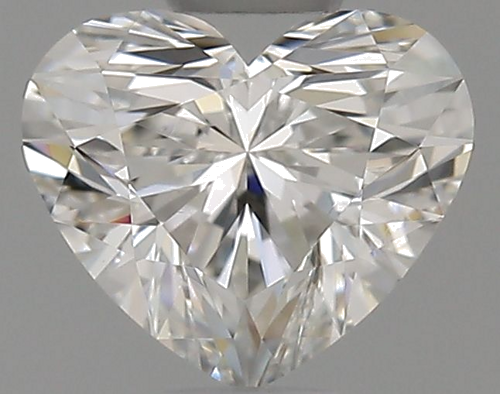 0.5 carat F-VS2 Natūralus Heart Deimantas (1)