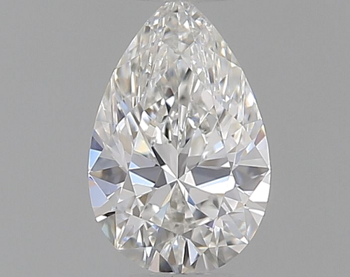 0.27 carat F-VVS1 Natūralus Pear Deimantas (1)