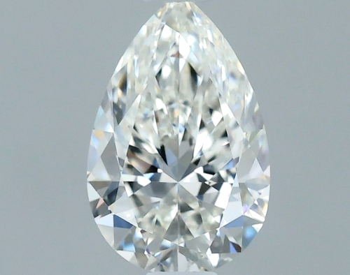 0.53 carat H-VVS2 Natūralus Pear Deimantas (1)