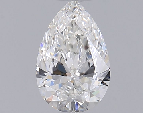 0.43 carat F-VVS1 Natūralus Pear Deimantas (1)