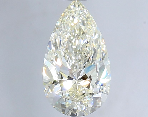 1.5 carat K-SI2 Natūralus Pear Deimantas (1)