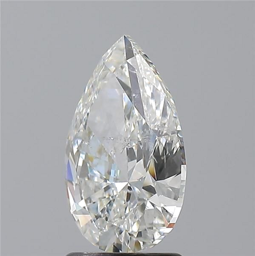 1.8 carat I-SI2 Natūralus Pear Deimantas (1)