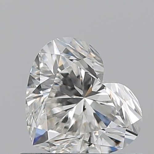 0.7 carat I-VVS2 Natūralus Heart Deimantas (1)