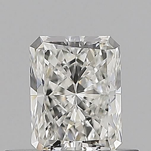 0.5 carat G-VVS2 Natūralus Radiant Deimantas (1)