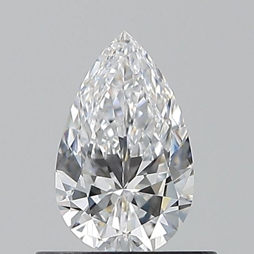 0.5 carat D-VVS1 Natūralus Pear Deimantas (1)