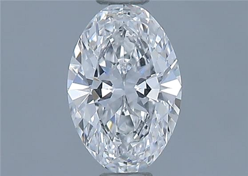 0.43 carat D-VVS2 Natūralus Oval Deimantas (1)