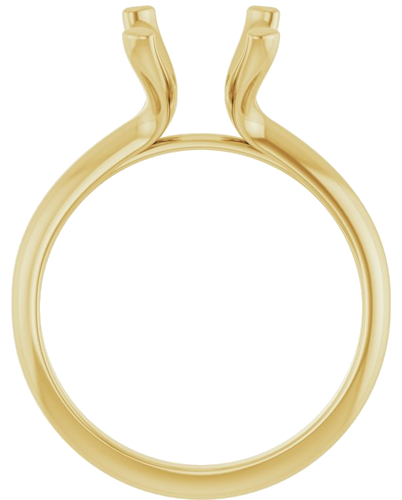 Sužadėtuvių Žiedas „Solitaire“ 14k yellow gold Emerald 10mm x 8mm (2)