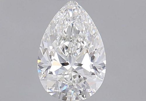 0.54 carat H-VVS1 Natūralus Pear Deimantas (1)