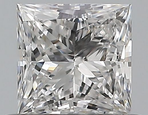0.5 carat E-VS2 Natūralus Princess Deimantas (1)
