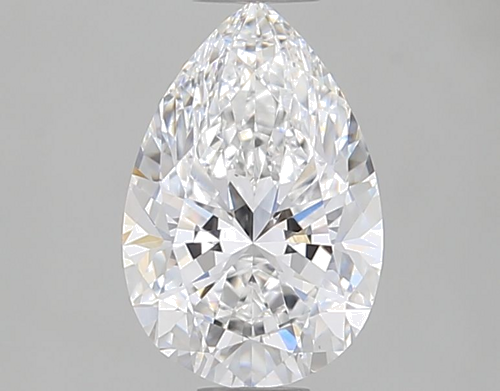 0.8 carat D-VS1 Natūralus Pear Deimantas (1)