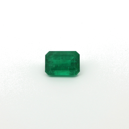 4.02 carat GREEN STEP cut Octagonal Smaragdas (1)
