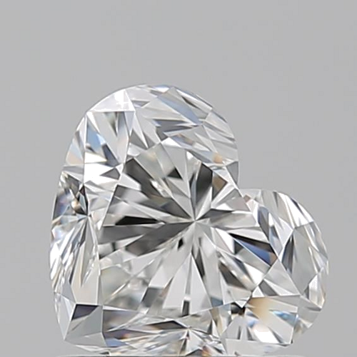 1.02 carat G-VVS2 Natūralus Heart Deimantas (1)