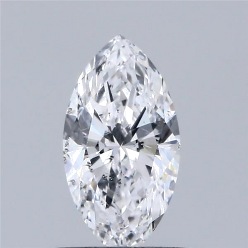 0.6 carat D-SI2 Natūralus Marquise Deimantas (1)