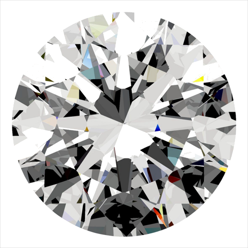 0.31 carat H-VVS1 Excellent cut Natūralus Round Deimantas (1)