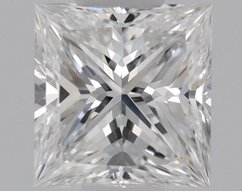 0.37 carat E-VVS1 Natūralus Princess Deimantas (1)