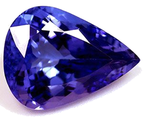 4.41 carat BLUE Pear Tanzanite (1)