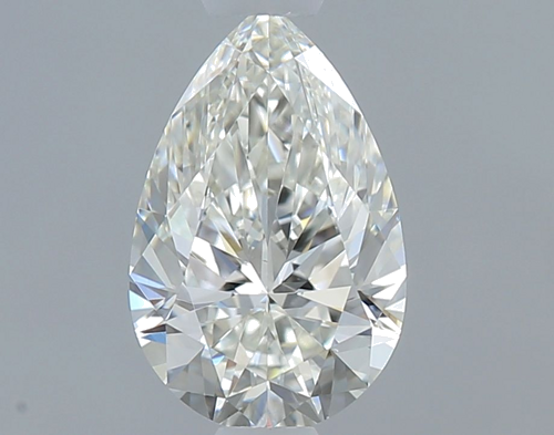 0.6 carat H-VS1 Natūralus Pear Deimantas (1)