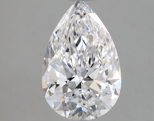 1.0 carat D-VS2 Natūralus Pear Deimantas (1)