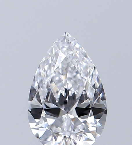 0.51 carat D-VVS2 Natūralus Pear Deimantas (1)