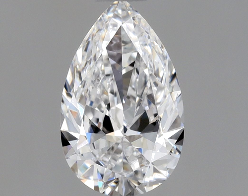 0.52 carat D-VVS2 Natūralus Pear Deimantas (1)