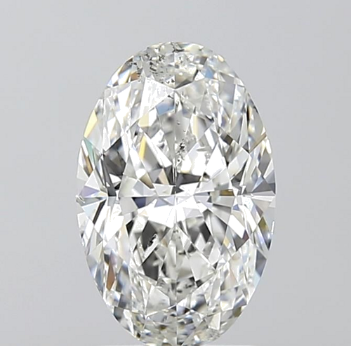 2.01 carat H-SI2 Natūralus Oval Deimantas (1)