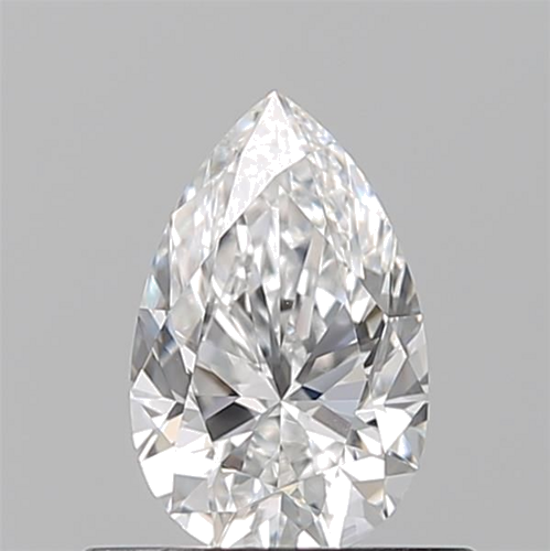 0.5 carat F-VS1 Natūralus Pear Deimantas (1)