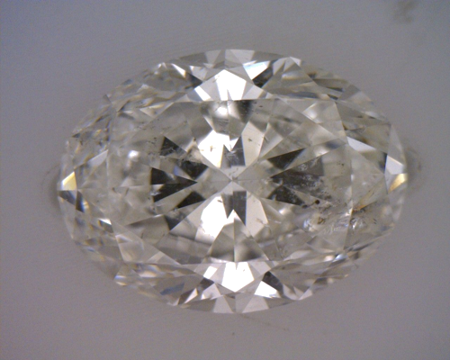 1.51 carat H-SI2 Natūralus Oval Deimantas (1)