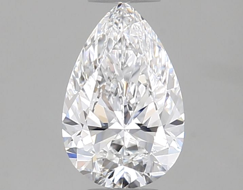 0.5 carat D-VVS1 Natūralus Pear Deimantas (1)