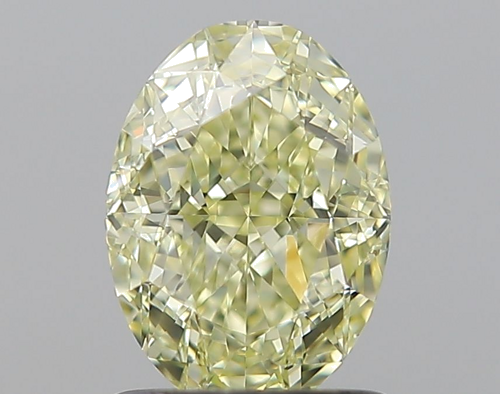 1.23 carat Fancy Light  Yellow-IF Natūralus Oval Deimantas (1)