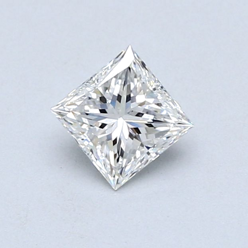 0.53 carat F-VS1 Natūralus Princess Deimantas (1)