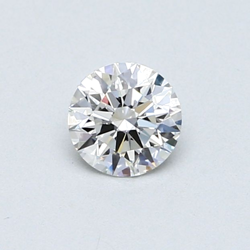 0.42 carat F-VVS1 Excellent cut Natūralus Round Deimantas (1)
