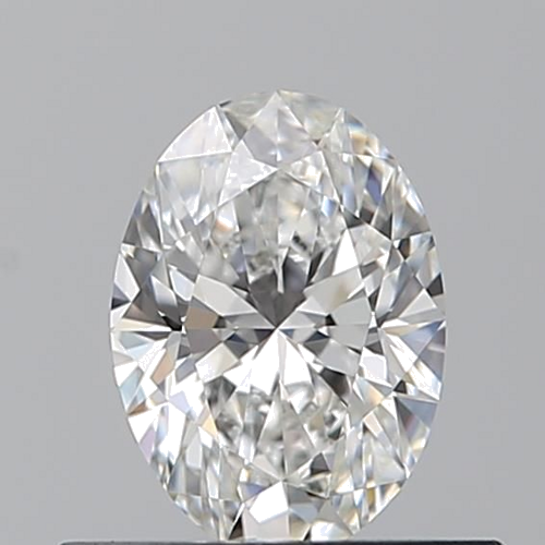 0.5 carat F-IF Natūralus Oval Deimantas (1)
