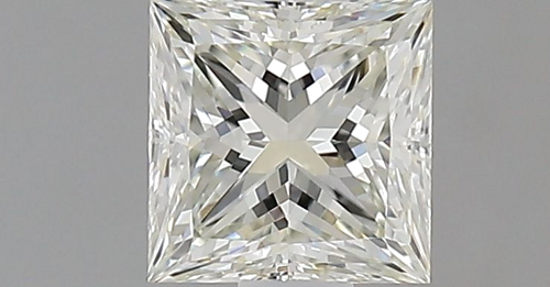 0.7 carat K-VVS2 Natūralus Princess Deimantas (1)
