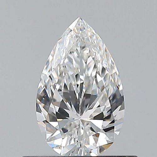 0.5 carat E-VS2 Natūralus Pear Deimantas (1)